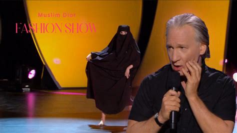 bill maher muslim dior|MUSLIM DIOR FASHION WEEK SHOW .